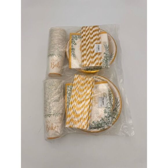 BABY SHOWER CUPS/PLATES ETC - Picture 1 of 2